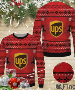 ups holidays Logo Ugly Christmas Sweater Gift For Men Women