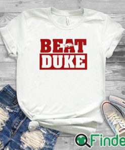 white T shirt Arkansas Razorbacks Beat Duke Shirt