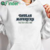 white hoodie Dallas Mavericks Together Since 1980 Shirt