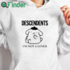 white hoodie Descendents x Pompompurin I’m Not A Loser Shirt