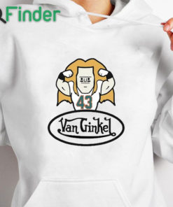 white hoodie Jaelan Phillips Van Ginkel Shirt