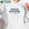 white hoodie Mark Cuban Dallas Mavericks Together Since 1980 Shirt