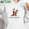 white hoodie Meowdy Partner Shirt