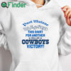 white hoodie Post Malone loves the Dallas Cowboys Unisex shirt