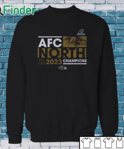 Sweatshirt Baltimore Ravens AFC North Champions 2023 Shirt