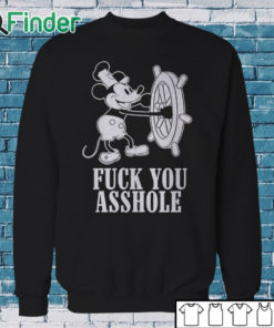 Sweatshirt Fuck You Asshole Mickey Mouse T Shirt