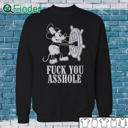 Sweatshirt Fuck You Asshole Mickey Mouse T Shirt