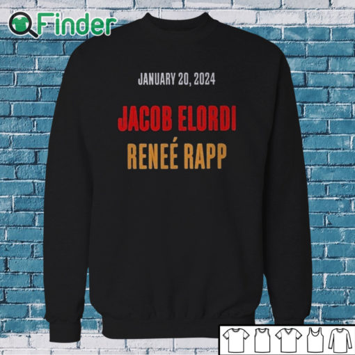 Sweatshirt Official Snl Season 49 January 20, 2O24 Jacob Elordi Renee Rapp Shirt