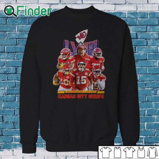 Sweatshirt Super Bowl LVIII 2024 KC Chiefs Shirt