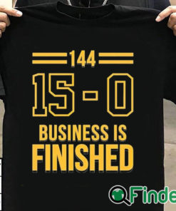 T shirt black 144 15 0 Business Is Finished Michigan Football T Shirt