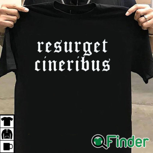 T shirt black Aidan Hutchinson Resurget Cineribus Shirt