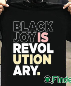 T shirt black Black Joy Is Revol Ution Ary Shirt