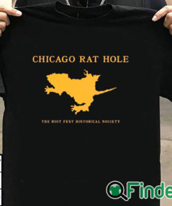 T shirt black Chicago Rat Hole The Riot Fest Historical Society T Shirt