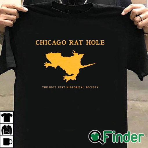 T shirt black Chicago Rat Hole The Riot Fest Historical Society T Shirt