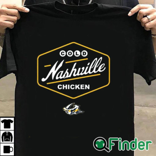 T shirt black Cold Nashville Chicken Shirt