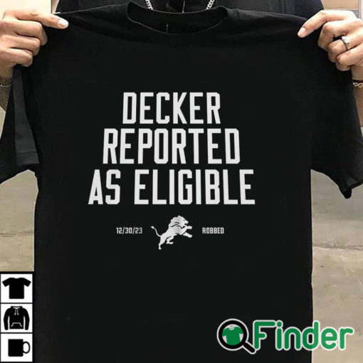 T shirt black Decker Reported As Eligible Shirt