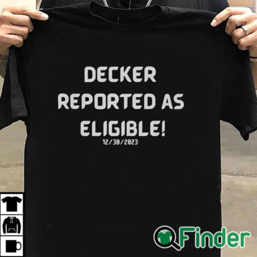 T shirt black Decker Reported As Eligible T Shirt