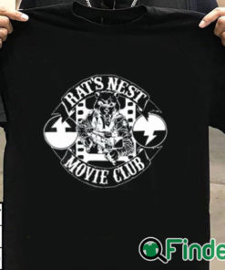 T shirt black Duncan Jones Rat’s Nest Movie Club Shirt