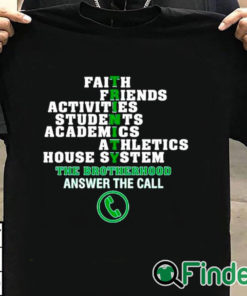 T shirt black Faith Friends Activities Students Academics Athletics House System Trinity 2024 Shirt