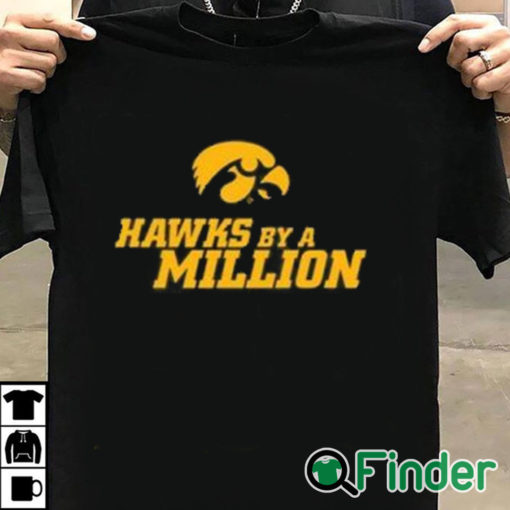 T shirt black Hawks By A Million Shirt