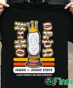 T shirt black Idaho Vs. Idaho State King Spud Trophy Shirt