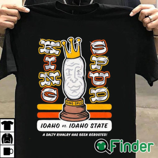 T shirt black Idaho Vs. Idaho State King Spud Trophy Shirt