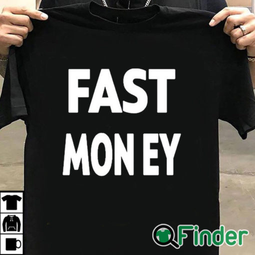 T shirt black Jason Kelce Fast Money Shirt