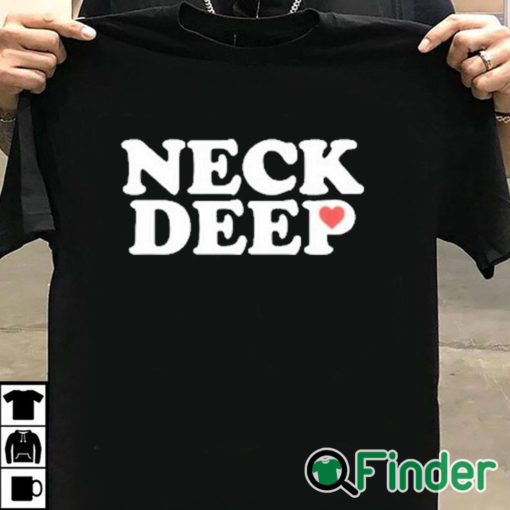 T shirt black Neck Deep I Really Like Who You Care Dumbstruck Dumbfuck Shirt