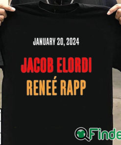 T shirt black Official Snl Season 49 January 20, 2O24 Jacob Elordi Renee Rapp Shirt