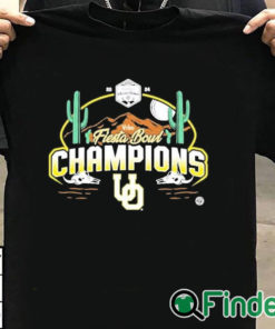 T shirt black Oregon Duck 2024 Vrbo Fiesta Bowl Champions Shirt