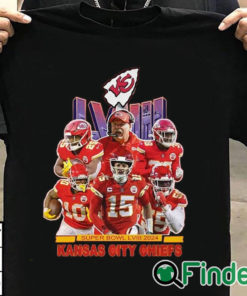 T shirt black Super Bowl LVIII 2024 KC Chiefs Shirt