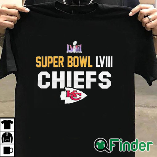 T shirt black Super Bowl LVIII Bound KC Chiefs 2024 Shirt