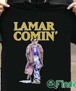 T shirt black The Hottest Lamar Comin’ Shirt