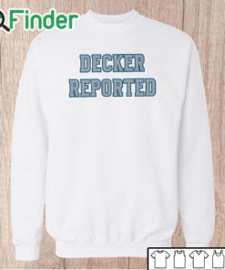 Unisex Sweatshirt Decker Reported As Eligible Funny Lions 2023 Shirt