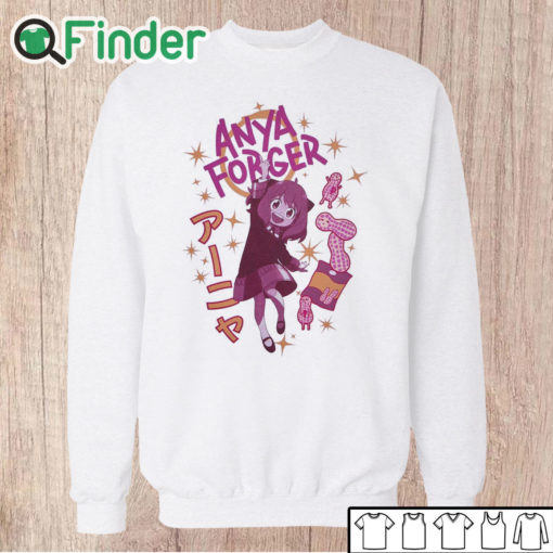Unisex Sweatshirt Spy X Family Anya Peanuts Tonal Boyfriend Fit Girls T Shirt