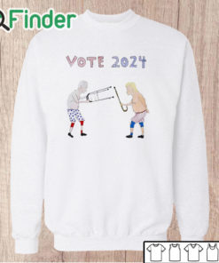 Unisex Sweatshirt Vote 2024 Biden And Trump Shirt