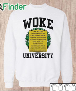 Unisex Sweatshirt Woke University Vaxcine Class Transgener 5g Class Kamala Harris History Communis Climate T Shirt