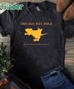 black T shirt Chicago Rat Hole The Riot Fest Historical Society T Shirt