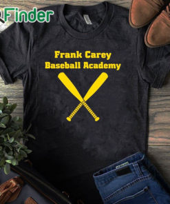 black T shirt Dave Portnoy Frank Carey Baseball Academy Shirt