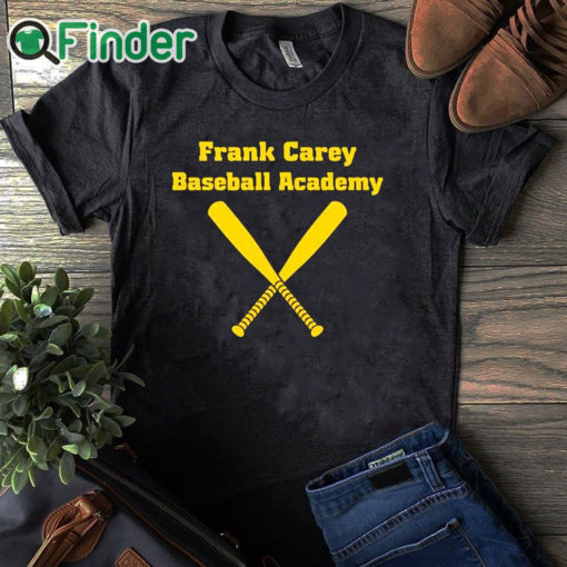 black T shirt Dave Portnoy Frank Carey Baseball Academy Shirt