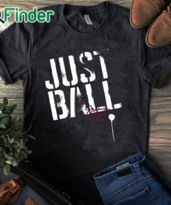 black T shirt Dawn Staley Just Ball Shirt