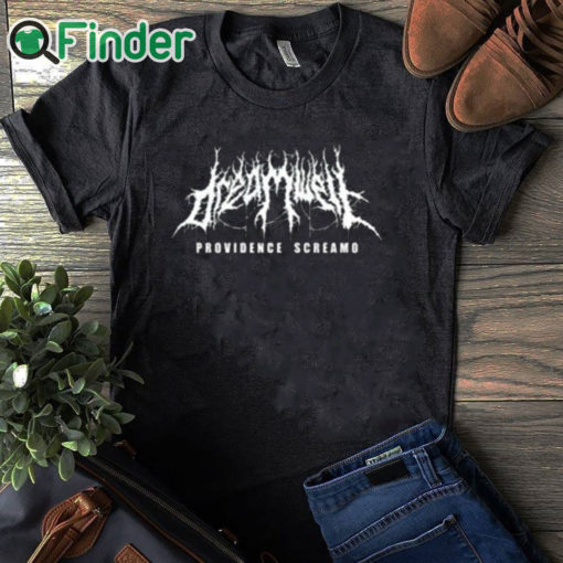 black T shirt Dreamwell Providence Screamo Shirt