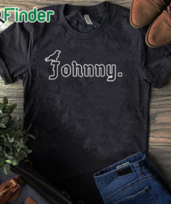 black T shirt Fieldstees The Johnny T Shirt