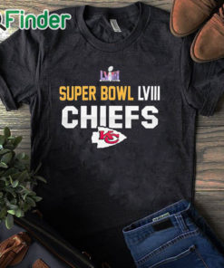 black T shirt Super Bowl LVIII Bound KC Chiefs 2024 Shirt