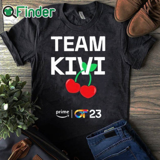 black T shirt Team Kivi Sudadera Shirt
