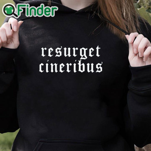 black hoodie Aidan Hutchinson Resurget Cineribus Shirt