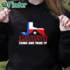 black hoodie Attorney General Ken Paxton Come And Take It Razor Wire Texas Shirt