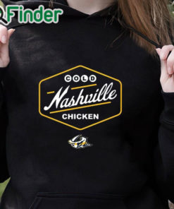 black hoodie Cold Nashville Chicken Shirt