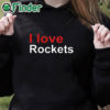 black hoodie Elon I Love Rockets Shirt