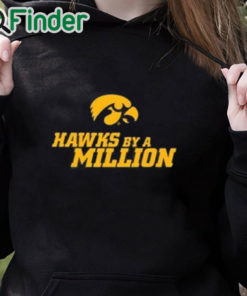 black hoodie Hawks By A Million Shirt